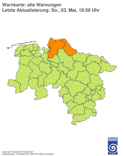 Aktuelle Wetterwarnungen für %region%