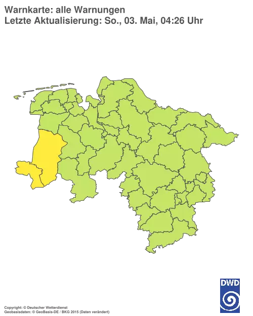 Aktuelle Wetterwarnungen für %region%