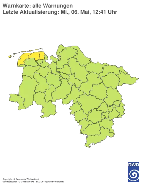 Aktuelle Wetterwarnungen für %region%
