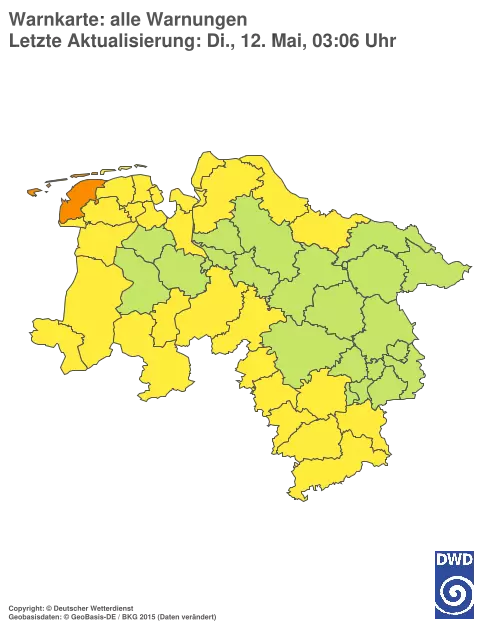 Aktuelle Wetterwarnungen für %region%