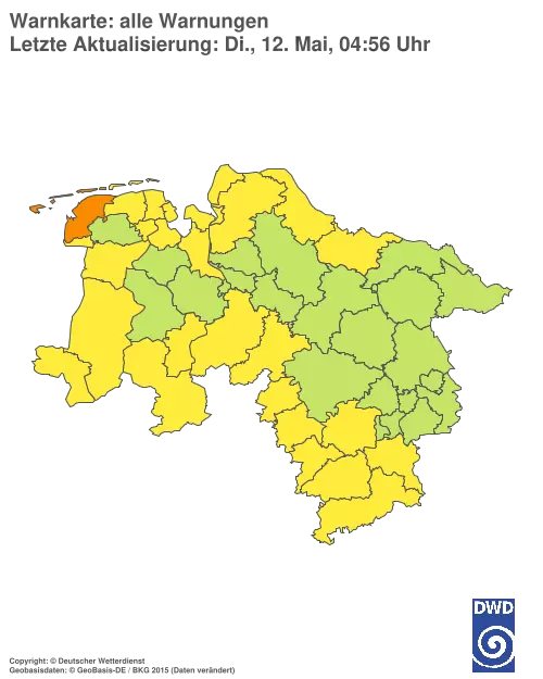Aktuelle Wetterwarnungen für %region%