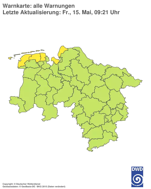 Aktuelle Wetterwarnungen für %region%
