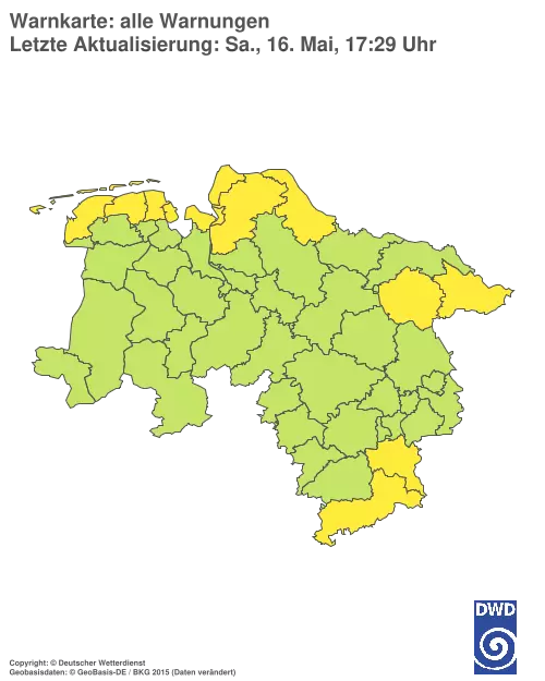 Aktuelle Wetterwarnungen für %region%