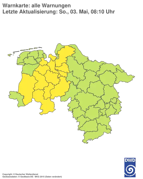 Aktuelle Wetterwarnungen für %region%