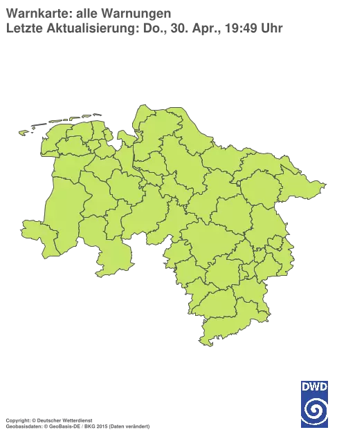 Aktuelle Wetterwarnungen für %region%
