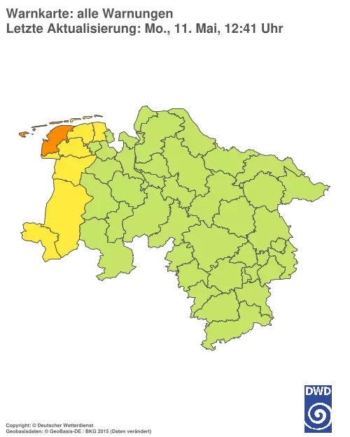 Aktuelle Wetterwarnungen für %region%