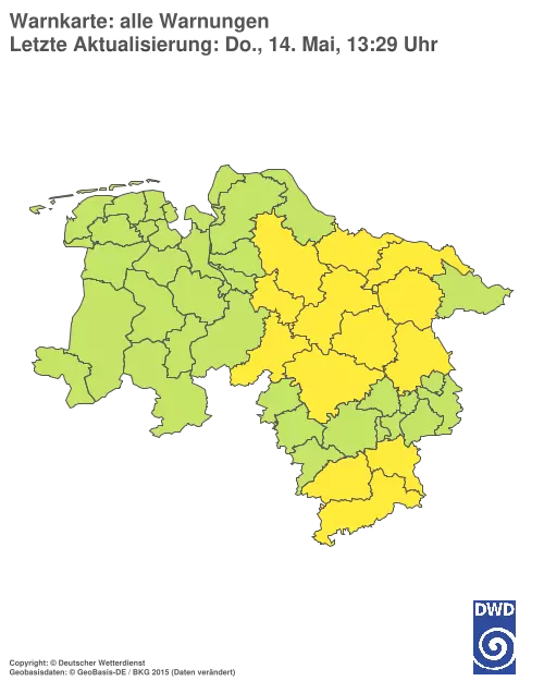 Aktuelle Wetterwarnungen für %region%