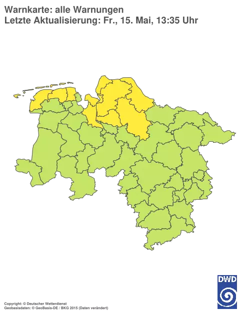 Aktuelle Wetterwarnungen für %region%