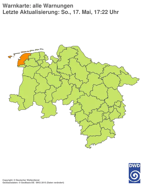 Aktuelle Wetterwarnungen für %region%