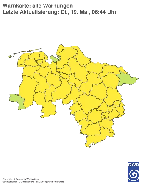 Aktuelle Wetterwarnungen für %region%